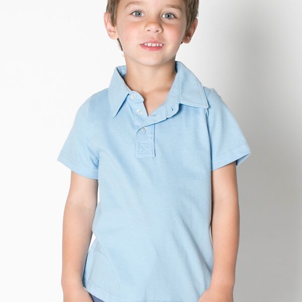 rsa2112 Toddler Fine Jersey Polo Shirt Thumbnail